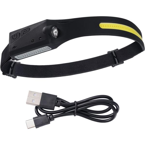 L508 headlamp with USB-A to USB-C charging cable
